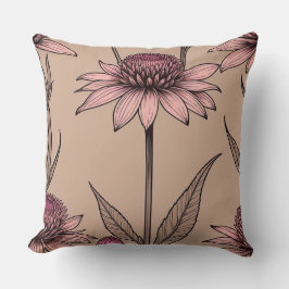 Roze en bruine wilde bloemen kussen