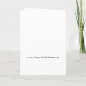 Roze en bruine zebra baby shower uitnodiging (Achterkant)