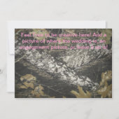 Roze en Camo Uitnodiging (Voorkant)
