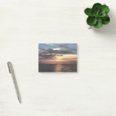 Roze en Cerulean Blue Artistic Ocean Sunrise Post-it® Notes (Kantoor)