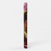 Roze en chartreuse marmeren stropdas kleurstof en  Case-Mate iPhone case (Achterkant/rechts)