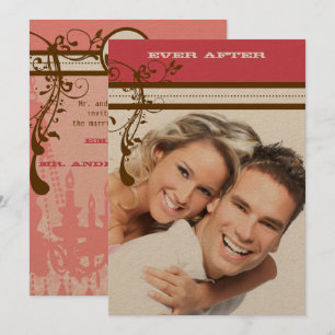 Roze en chocolade bruine  luchters kaart