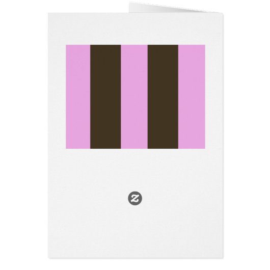 Roze en chocolade bruine strepen van STaylor (Achterkant)