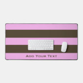 Roze en chocolade bruine strepen van STaylor Bureaumat (Keyboard & Muis)