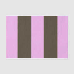 Roze en chocolade bruine strepen van STaylor Tissuepapier