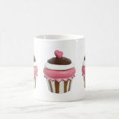 Roze en chocolade cupcakes mok (Center)