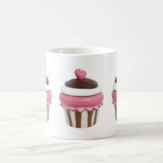 Roze en chocolade cupcakes mok (Center)