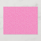 Roze en chocolade Donuts Baby Brunch Invitation (Achterkant)