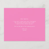 Roze en Chocolade Donuts Be My Bridesmaid (Achterkant)