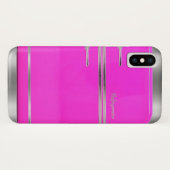 Roze en chroom  koelkast kitschy schattig Case-Mate iPhone case (Achterkant (horizontaal))