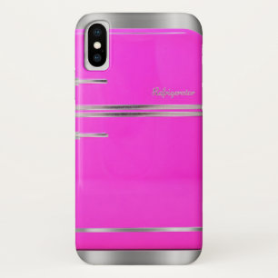 Roze en chroom koelkast kitschy schattig Case-Mate iPhone case