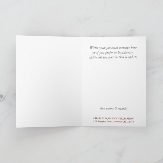 Roze en cream - Hartelijk dank - kaarten (Binnen)