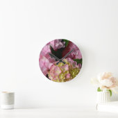 Roze en Cream Hydrangeas Ronde Klok (Huis)