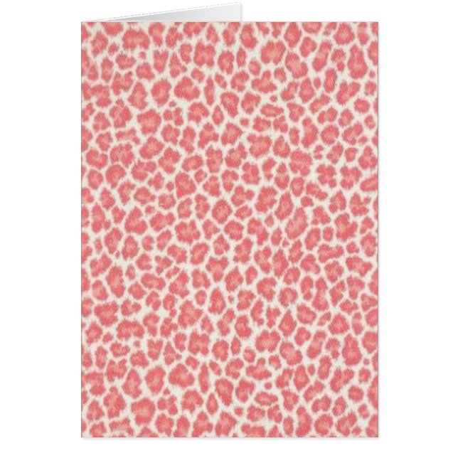 Roze en Cream Leopard-afdrukcadeaus (Voorkant)