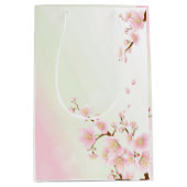 Roze en Cream Magnolia Blossom Natural Spa Medium Cadeauzakje (Voorkant)