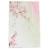 Roze en Cream Magnolia Blossom Natural Spa Medium Cadeauzakje (Achterkant)