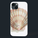 Roze en Cream Seashell Case-Mate iPhone Case<br><div class="desc">Megan Meagher schildert graag afbeeldingen van de prachtige oceaancollecties. Ze vangt het meest natuurlijke maar mooie aanbod van natuur in het leven van de zee. In dit klassieke en eenvoudige schilderij wordt de eenvoud van een mooie crème en een roze zeeslag vastgelegd. Haal vandaag nog dit stukje kunstwerk af om...</div>