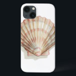 Roze en Cream Seashell iPhone 13 Hoesje<br><div class="desc">Megan Meagher schildert graag afbeeldingen van de prachtige oceaancollecties. Ze vangt het meest natuurlijke maar mooie aanbod van natuur in het leven van de zee. In dit klassieke en eenvoudige schilderij wordt de eenvoud van een mooie crème en een roze zeeslag vastgelegd. Haal vandaag nog dit stukje kunstwerk af om...</div>