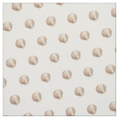 Roze en Cream Seashell Stof (Swatch)