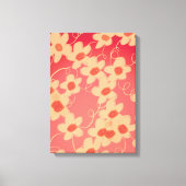 Roze en Creamy Blossom Canvas Afdruk (Voorkant)