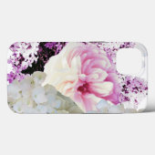 Roze en Crème Bloemen Case-Mate iPhone Case (Achterkant (horizontaal))