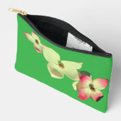 Roze en crème bloemen etui (Open)