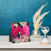 Roze en crème bloemen fotoplaat (Insitu)