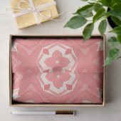 Roze en crème kleur art deco decoupage papier (Geschenk)