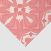 Roze en crème kleur art deco decoupage papier (Detail)