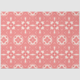 Roze en crème kleur art deco decoupage papier