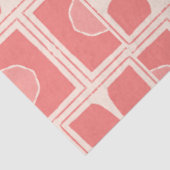 Roze en crème kleur art deco decoupage papier (Detail)