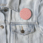 Roze en Crème Luipaardprint Geschenken Ronde Button 5,7 Cm (In situ)