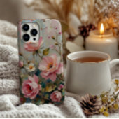 Roze en Crème Tuin Rozen Art Case-Mate iPhone Case