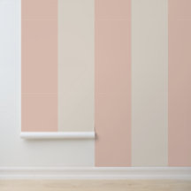 Roze en Crème Vette Streep