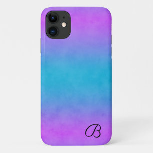 Roze en Cyaan Gepersonaliseerd Telefoonhoesje Case-Mate iPhone Case