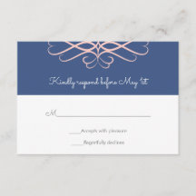Roze en Denim Blue, Elegant Flourishes Wedding
