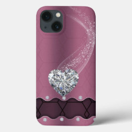 Roze en Diamond Case-Mate iPhone Hoesje