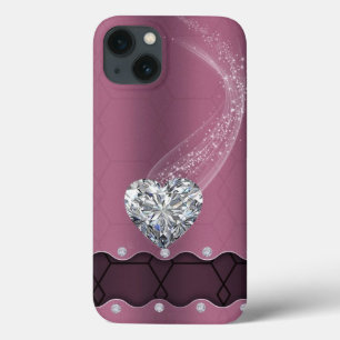 Roze en Diamond Hoesje-Mate iPhone draagtas Case-Mate iPhone Case