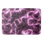 Roze en Donker Paarse Marmer abstract Badmat (Voorkant)