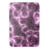 Roze en Donker Paarse Marmer abstract Badmat (Voorkant Verticaal)