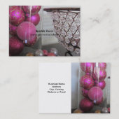 Roze en dunne dijk visitekaartje (Voorkant / Achterkant)