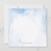 Roze en Dusty Blue, wil je mijn bruidsmeisje zijn Kaart (Achterkant)