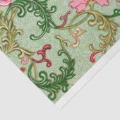 Roze en eend ei blauw bloemenweefsel tissuepapier (Detail)