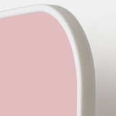 Roze en eenvoudige minimale persoonlijke naam voor pickleball paddle (Links Detail)