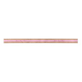 Roze en Faux Burlap Gift Ribbon Satijnen Lint (Voorkant)