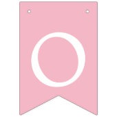 Roze en Faux Gold Felicitaties Banner (Tweede vlag)