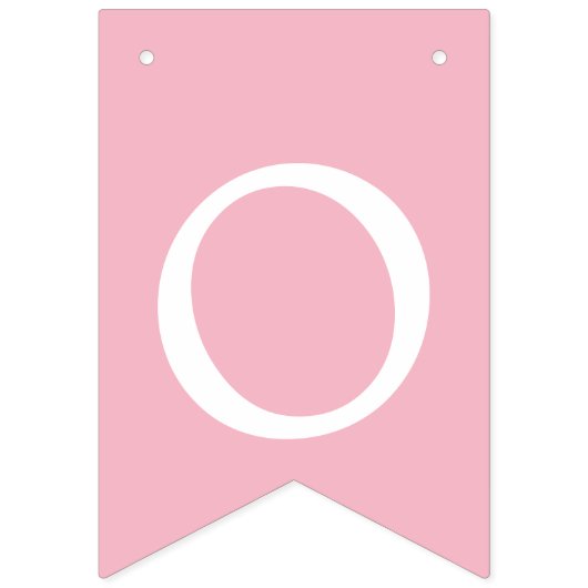 Roze en Faux Gold Felicitaties Banner (Tweede vlag)