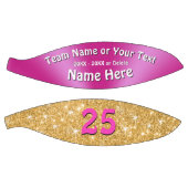 Roze en faux Gold Glitter Persoonlijk Basketball Basketbal (Panelen)