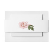 Roze en Ferns Wedding Uitnodigingen Wikkel (Voorkant Voorbeeld)