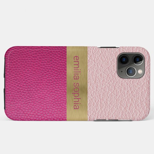 Roze en Fuchsia op maat Case-Mate iPhone Case (Achterkant (horizontaal))